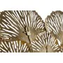 Wall mirror DKD Home Decor 85,7 x 5,7 x 87,6 cm Crystal Golden Metal Leaf of a plant by DKD Home Decor, Wall-Mounted Mirrors ...