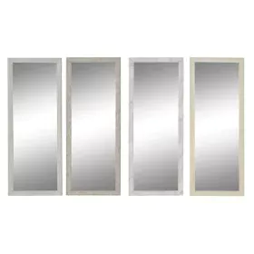 Espelho de parede DKD Home Decor 36 x 2 x 95,5 cm Cristal poliestireno (4 Unidades) de DKD Home Decor, Espelhos de parede - R...