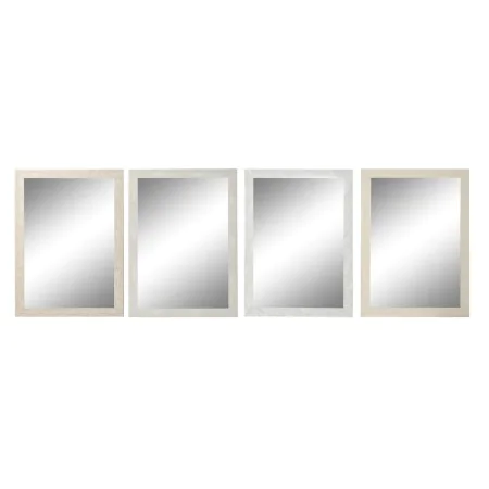 Espejo de pared DKD Home Decor 70 x 2 x 97 cm Cristal Marfil Poliestireno (4 Unidades) de DKD Home Decor, Espejos de pared - ...