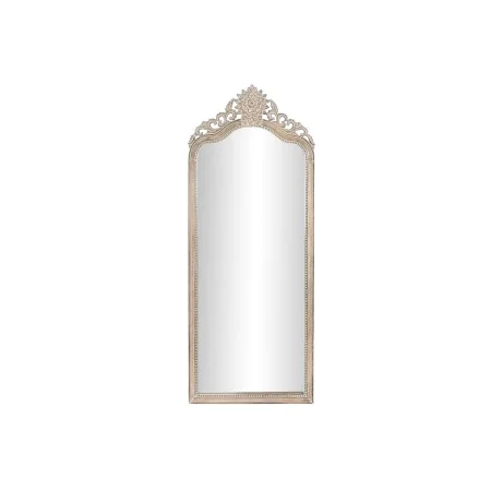 Espelho de parede DKD Home Decor 68 x 3,5 x 175 cm 70 x 3,5 x 180 cm Cristal Natural Branco Madeira de mangueira Decapé de DK...