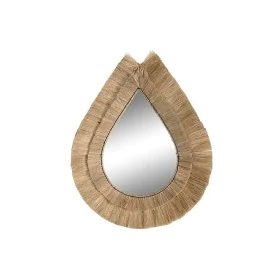 Miroir mural DKD Home Decor 62 x 5 x 80 cm Naturel Larme Jute de DKD Home Decor, Miroirs muraux - Réf : S3043171, Prix : 64,8...