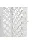 Farolas DKD Home Decor 24 x 24 x 74 cm Acabado envejecido Cristal Metal Blanco Árabe de DKD Home Decor, Candelabros y portave...