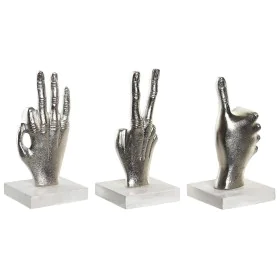 Decorative Figure DKD Home Decor Silver 10 x 10 x 20 cm (3 Units) by DKD Home Decor, Ornaments - Ref: S3043191, Price: 58,48 ...