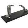 Figura Decorativa DKD Home Decor 33 x 10 x 35 cm Plateado Negro Indio Yoga (3 Unidades) de DKD Home Decor, Adornos - Ref: S30...