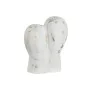 Statua Decorativa DKD Home Decor 23 x 10 x 30 cm Viso Dorato Alluminio Bianco di DKD Home Decor, Soprammobili - Rif: S3043197...