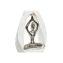 Figura Decorativa DKD Home Decor 56 x 8 x 31 cm Castanho Alumínio Branco Madeira de mangueira Yoga de DKD Home Decor, Adornos...