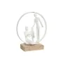 Figurine Décorative DKD Home Decor 23 x 10 x 27 cm Blanc Résine Bois de manguier Famille de DKD Home Decor, Objets de décorat...