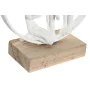 Figura Decorativa DKD Home Decor 23 x 10 x 27 cm Branco Resina Madeira de mangueira Família de DKD Home Decor, Adornos - Ref:...