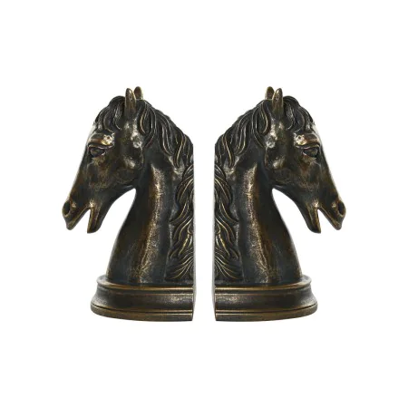 Bookend DKD Home Decor 23 x 9 x 19 cm Horse Resin by DKD Home Decor, Bookends - Ref: S3043252, Price: 17,34 €, Discount: %