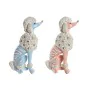 Figurine Décorative DKD Home Decor 18 x 10 x 30,5 cm Scandi Bleu Rose (2 Unités) de DKD Home Decor, Objets de décoration - Ré...