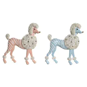 Figurine Décorative DKD Home Decor Scandi 25 x 8 x 27,5 cm Bleu Rose (2 Unités) de DKD Home Decor, Objets de décoration - Réf...