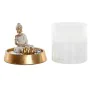 Figura Decorativa DKD Home Decor Prateado Dourado Oriental 16 x 16 x 18 cm (2 Unidades) de DKD Home Decor, Adornos - Ref: S30...