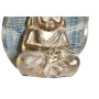 Figurine Décorative DKD Home Decor 12,4 x 5,6 x 17,7 cm Bleu Buda Turquoise Oriental Décapé (2 Unités) de DKD Home Decor, Obj...