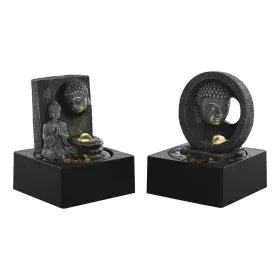 Gartenbrunnen DKD Home Decor Buddha Harz 18 x 18 x 24 cm Orientalisch (2 Stück) von DKD Home Decor, Wasserspeier - Ref: S3043...