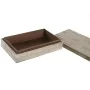 Boîte à bijoux DKD Home Decor 20,5 x 13 x 5,5 cm Crème Os Résine de DKD Home Decor, Organiseurs de bijoux - Réf : S3043501, P...