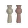 Jarrón DKD Home Decor Beige Rosa Hierro 19 x 19 x 51,5 cm (2 Unidades) de DKD Home Decor, Jarrones - Ref: S3043537, Precio: 9...