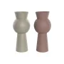 Vase DKD Home Decor Beige Rose Fer 17 x 17 x 40,5 cm (2 Unités) de DKD Home Decor, Vases - Réf : S3043538, Prix : 62,16 €, Re...