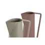 Vaso DKD Home Decor Bege Cor de Rosa Ferro 12 x 10 x 35 cm (2 Unidades) de DKD Home Decor, Jarrões - Ref: S3043540, Preço: 36...