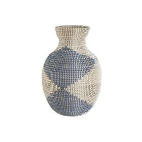 Vaso DKD Home Decor Azul Natural Mediterrâneo 31 x 31 x 50 cm de DKD Home Decor, Jarrões - Ref: S3043557, Preço: 60,89 €, Des...