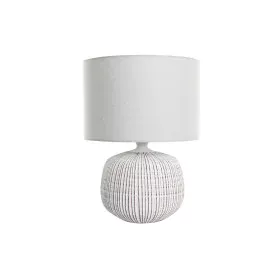 Desk lamp DKD Home Decor White Stoneware 220 V 50 W (38 x 38 x 51 cm) by DKD Home Decor, Bedside and Table Lamps - Ref: S3043...