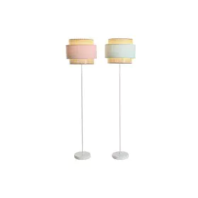 Lampadaire DKD Home Decor 38 x 38 x 154 cm Rose Métal Vert 220 V 50 W (2 Unités) de DKD Home Decor, Lampadaires - Réf : S3043...