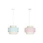 Lampadario DKD Home Decor 40 x 40 x 30 cm Verde Rosa chiaro 50 W (2 Unità) di DKD Home Decor, Plafoniere - Rif: S3043625, Pre...