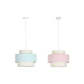 Suspension DKD Home Decor 40 x 40 x 30 cm Vert Rose clair 50 W (2 Unités) de DKD Home Decor, Plafonniers - Réf : S3043625, Pr...