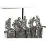 Lâmpada de mesa DKD Home Decor 36 x 21,5 x 43 cm Prateado Bege Metal Resina 220 V 50 W de DKD Home Decor, Candeeiros de mesa ...