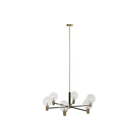 Ceiling Light DKD Home Decor 83 x 83 x 128 cm Crystal Black Golden Metal 9 W by DKD Home Decor, Ceiling Lights - Ref: S304364...