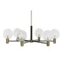 Ceiling Light DKD Home Decor 83 x 83 x 128 cm Crystal Black Golden Metal 9 W by DKD Home Decor, Ceiling Lights - Ref: S304364...