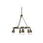 Ceiling Light DKD Home Decor 66 x 66 x 60 cm Crystal Golden Metal 40 W by DKD Home Decor, Ceiling Lights - Ref: S3043649, Pri...