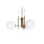 Ceiling Light DKD Home Decor 64 x 64 x 64 cm Crystal Golden Metal White 50 W by DKD Home Decor, Ceiling Lights - Ref: S304365...