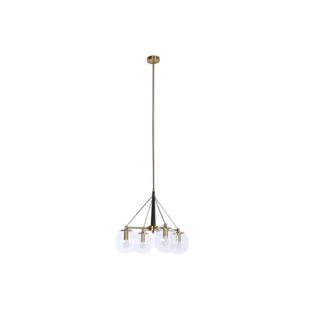 Lampadario DKD Home Decor 50 x 50 x 144 cm Cristallo Dorato Metallo 50 W di DKD Home Decor, Plafoniere - Rif: S3043653, Prezz...