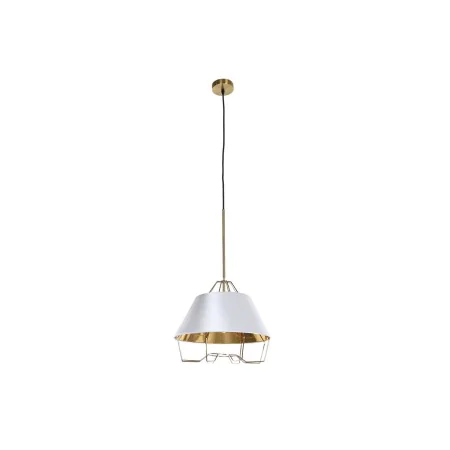 Ceiling Light DKD Home Decor White Golden PVC Metal 50 W 38 x 38 x 32 cm by DKD Home Decor, Ceiling Lights - Ref: S3043657, P...