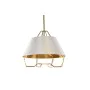 Candeeiro de teto DKD Home Decor Branco Dourado PVC Metal 50 W 38 x 38 x 32 cm de DKD Home Decor, Iluminação de teto interior...