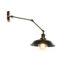 Lampada da Parete DKD Home Decor Nero Dorato Metallo 50 W Vintage 220 V 26 x 53 x 23 cm di DKD Home Decor, Lampadario a bracc...