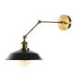 Lampada da Parete DKD Home Decor Nero Dorato Metallo 50 W Vintage 220 V 26 x 53 x 23 cm di DKD Home Decor, Lampadario a bracc...