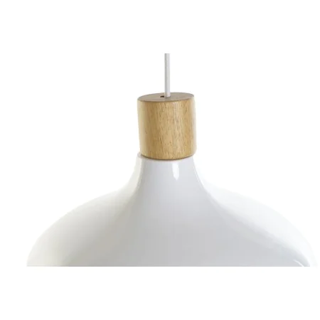 Lampadario DKD Home Decor Bianco Marrone Metallo Pino 50 W 35,5 x 35,5 x 21 cm di DKD Home Decor, Plafoniere - Rif: S3043679,...