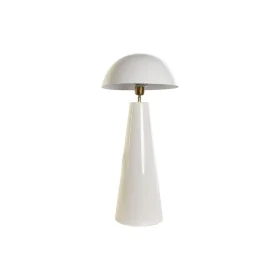 Lampe de bureau DKD Home Decor Blanc Métal Fer 50 W 220 V 31 x 31 x 70 cm de DKD Home Decor, Lampes de chevet - Réf : S304368...