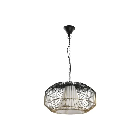 Suspension DKD Home Decor 42 x 42 x 23 cm Noir Doré Fer 50 W de DKD Home Decor, Plafonniers - Réf : S3043693, Prix : 65,10 €,...