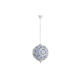 Suspension DKD Home Decor 28 x 28 x 44 cm Métal Blanc Multicouleur 50 W de DKD Home Decor, Plafonniers - Réf : S3043709, Prix...