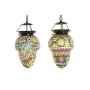 Lampadario DKD Home Decor Cristallo Metallo Multicolore 25 W 20 x 20 x 28 cm (2 Unità) di DKD Home Decor, Plafoniere - Rif: S...