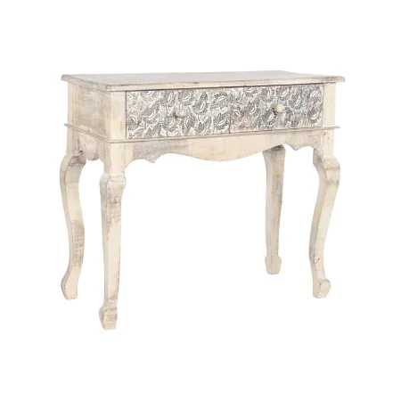 Console DKD Home Decor Branco Madeira de mangueira 91 x 42 x 81 cm de DKD Home Decor, Jogos de móveis - Ref: S3043756, Preço:...