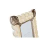 Moldura de Fotos DKD Home Decor 22,8 x 2,6 x 28,6 cm Cristal Cobre Branco Resina Romântico de DKD Home Decor, Molduras de par...