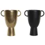 Vase DKD Home Decor 23 x 16 x 29 cm Noir Doré Aluminium Moderne (2 Unités) de DKD Home Decor, Vases - Réf : S3043826, Prix : ...