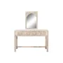 Console DKD Home Decor Naturel Bois de manguier Miroir 117 x 40 x 76 cm de DKD Home Decor, Tables - Réf : S3043836, Prix : 37...