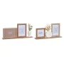 Cadre photo DKD Home Decor 30 x 5 x 19 cm Fleur Visage Céramique Résine Multicouleur Bois MDF Urbaine (2 Unités) de DKD Home ...