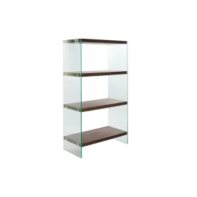 Shelves DKD Home Decor Dark brown Crystal Walnut MDF Wood 80 x 40 x 150 cm (1) by DKD Home Decor, Standing Shelf Units - Ref:...