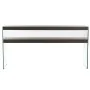 Console DKD Home Decor Castanho Transparente Cristal Nogueira Madeira MDF 160 x 45 x 80 cm de DKD Home Decor, Jogos de móveis...