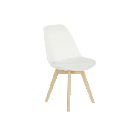 Chaise DKD Home Decor Blanc 48 x 56 x 83 cm de DKD Home Decor, Chaises - Réf : S3043982, Prix : 51,75 €, Remise : %